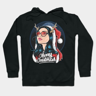 Santas Daughter Hoodie